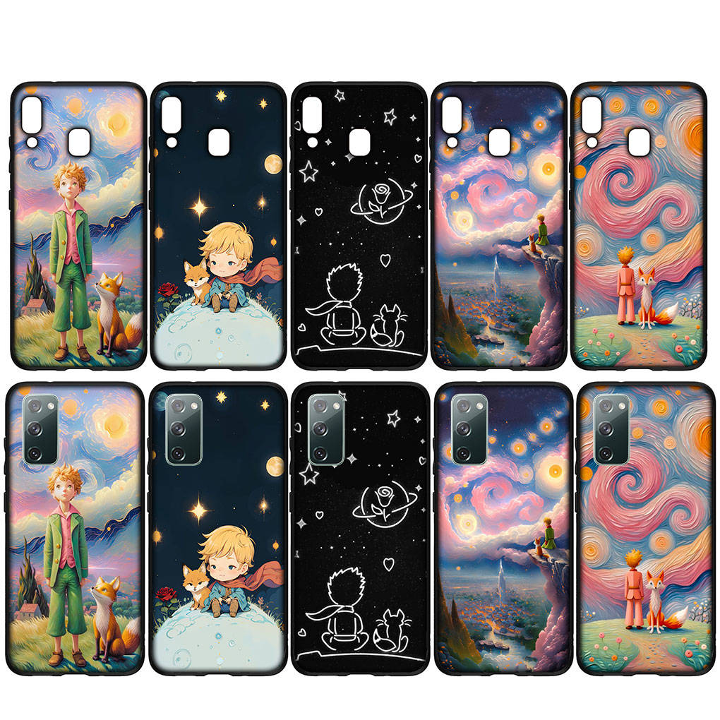 For iPhone 16 15 Xiaomi Redmi Note 13 12 11 Pro Max X 9 14 XR Samsung Galaxy A16 S24 S23 Plus A06 14C Huawei OPPO Anime The Little Prince Phone Case