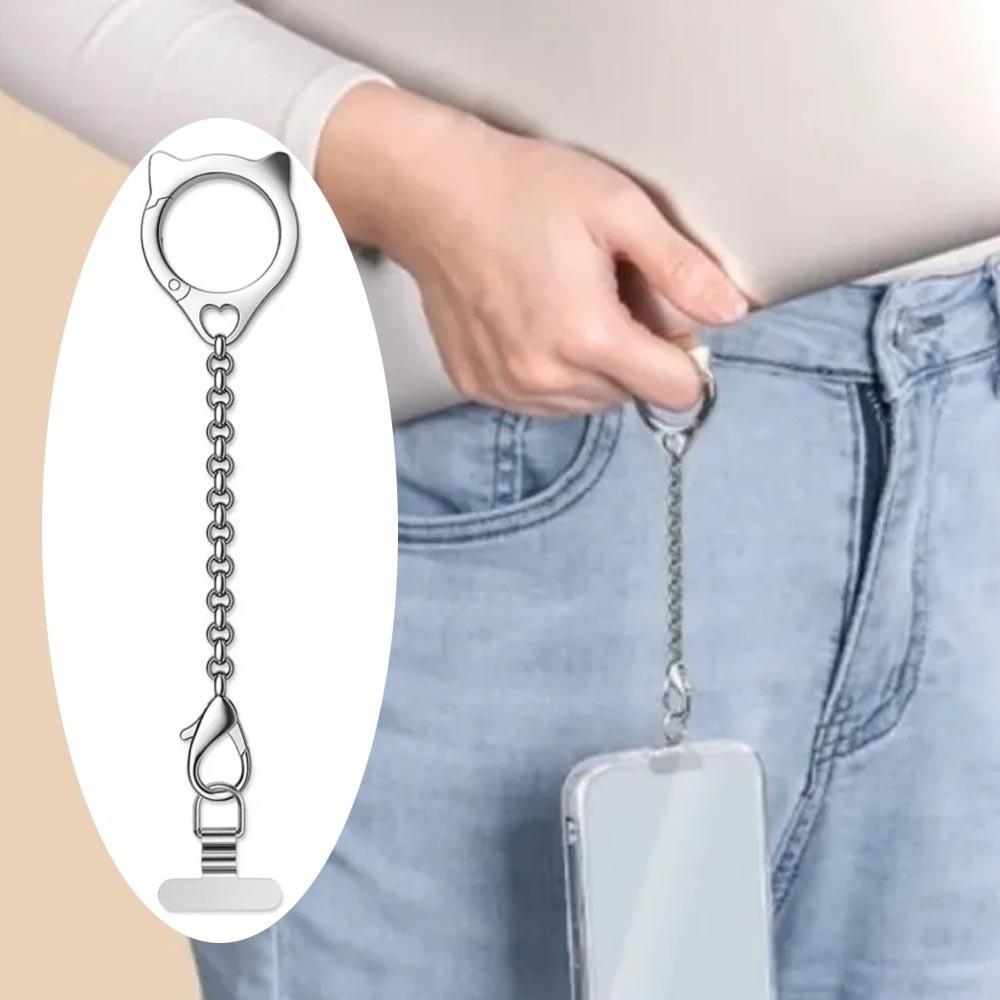 Metal Chain Cell Phone Strap Ring Buckle Mobile Phone Lanyard New Year Gift