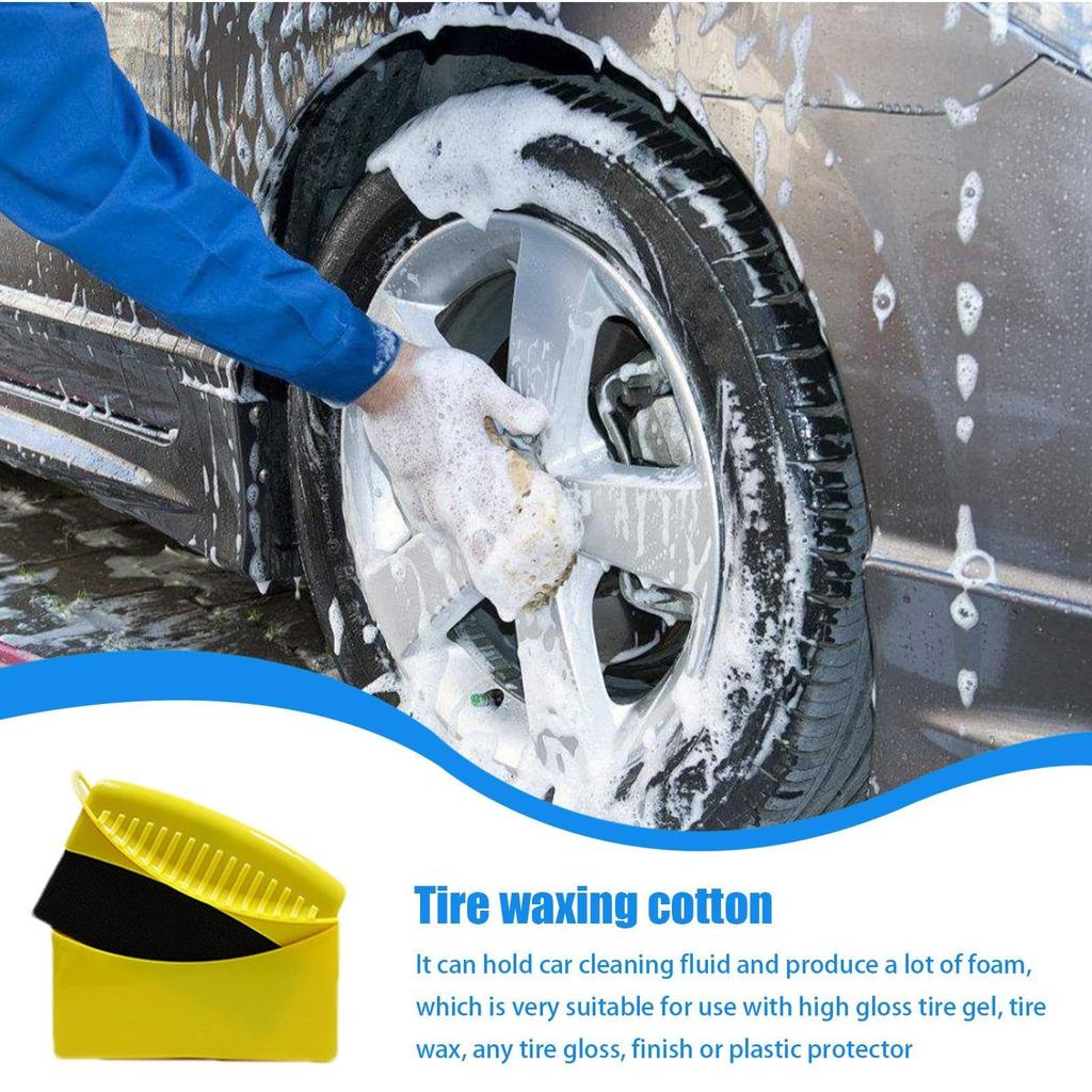 Car Tire Applicator Pad, Tire Shine Applicator Brush, Car Wheel