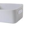 Desktop Storage Basket Stackable Vanity Bin for Home Closet Bathroom M