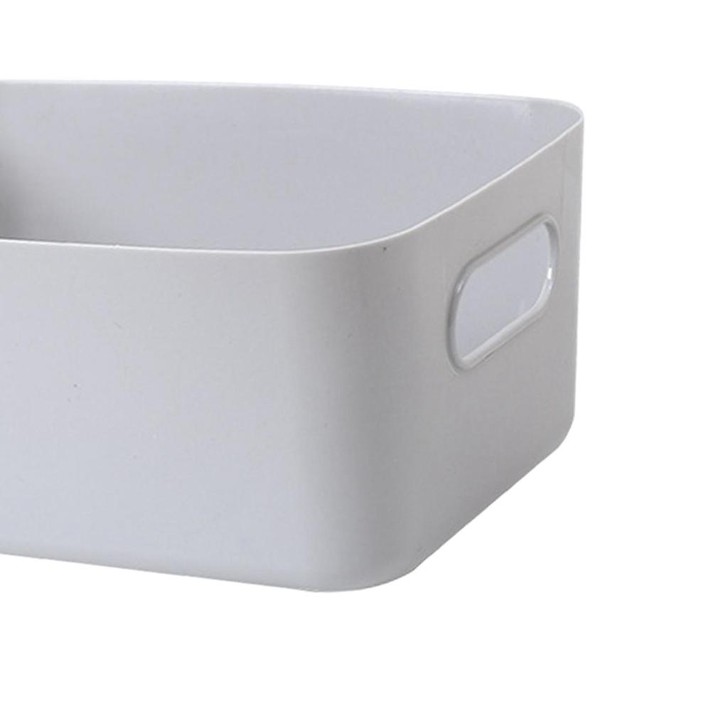 Desktop Storage Basket Stackable Vanity Bin for Home Closet Bathroom M