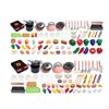 Kitchen Toys Accessories Pretend Cooking Playset Role Play Food Induction Cooker