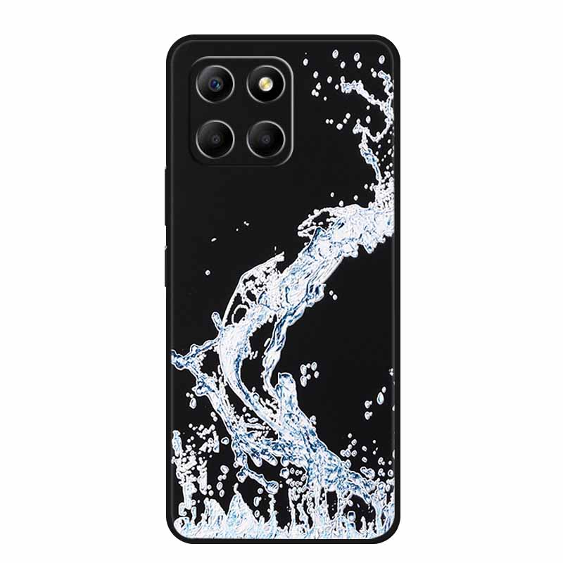 3D Emboss Case For Honor 200 Smart X6c X6b X8c X8b X7c X5b Plus Play 9A Phone Case X 6c 9 A Coque Black Silicone Soft Back Cover