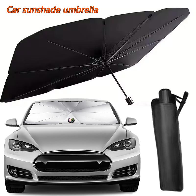 Car Stickers For Alfa Romeo New Car Windshield SunShade Visor Umbrella Protector Parasol For Alfa Romeo Giulia Stelvio Giulietta
