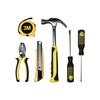 Benson Tools Verktøysett 6 Deler med Kombinasjonstang, Målebånd 3m, Phillips- og Slisseskrutrekker, Kløfthammer og