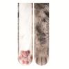 3D Tierpfoten Wadenlange Socken - Cartoon-Druck, Lustiges Huf-Design für Erwachsene, Katzen- & Hunde-Stile