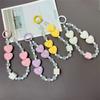 Chic Handmade Beaded Heart Charm Keychain for Women - Bag, Car, or Phone Accessory