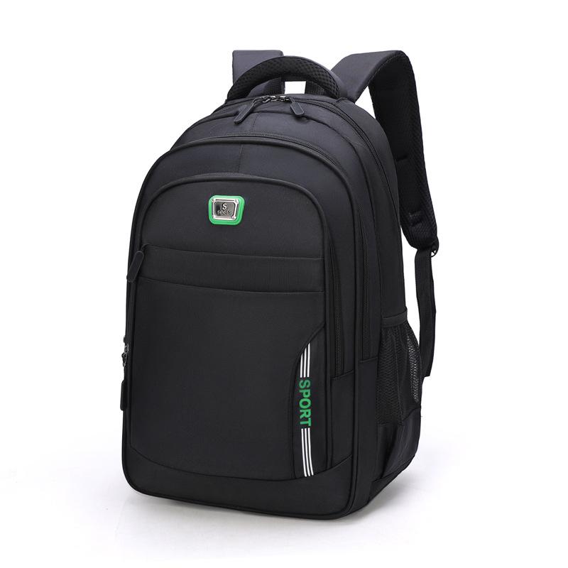 Schoolbag men's bags wholesale simple fashion outdoor leisure travel backpack multi-purpose computer business backpack