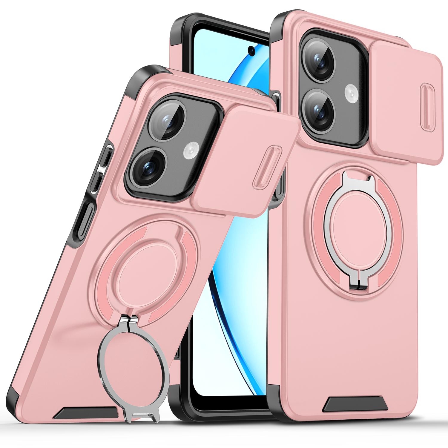 Чехол для Infinix Smart 10 Чехол-крышка для Infinix Smart 10 Магнитное кольцо Бронированный чехол со шторкой для камеры Чехол для беспроводной зарядки Magsafe Infinix Smart 10