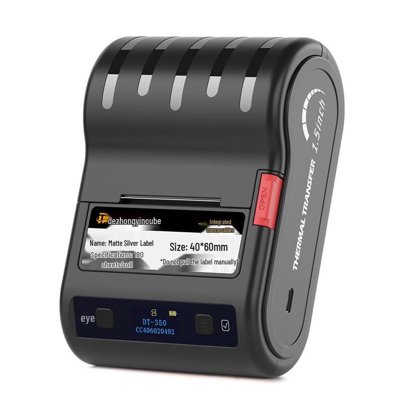 Detong DT-350 Portable Bluetooth Thermal Label Printer