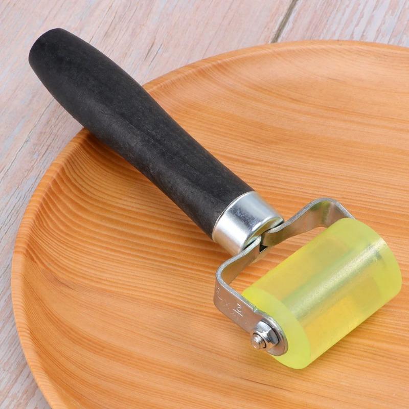 1PC Rubber Seam Roller Wallpaper Roller Car Sound Deadener Application Rolling Wheel Stick Mural Pressure Roller