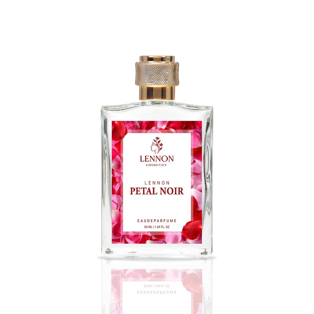 Petal Noir Eau de Perfume – Long Lasting Floral Fragrance for Women, Elegant Rose Scent, Premium Perfume Spray 50ml (Pack Of 1)
