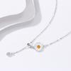Small Daisy Fringed Necklace, Femininity Mori Flower Pendant, Light Luxury Collarbone Chain, Gift for Girlfriends