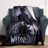 1pc Wednesday1 Blanket, Gift, for Men and Women, Soft Blanket, Good for Sofa Bed Couch Travel, Lightweight Flannel Blanket