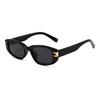 Retro Small Rectangle Women's Sunglasses  Ins Popular Vintage Beige Luxury Design Clear Sun Glasses Fashion Ladies Eyewear