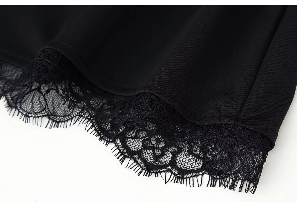 European Women's Sexy Lace Party Dress