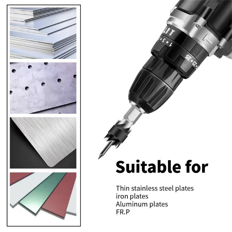 Professional Spots Weld Remover Drill Bit for Efficient Removal of Welding Marks On Metal Hexagonal Shank