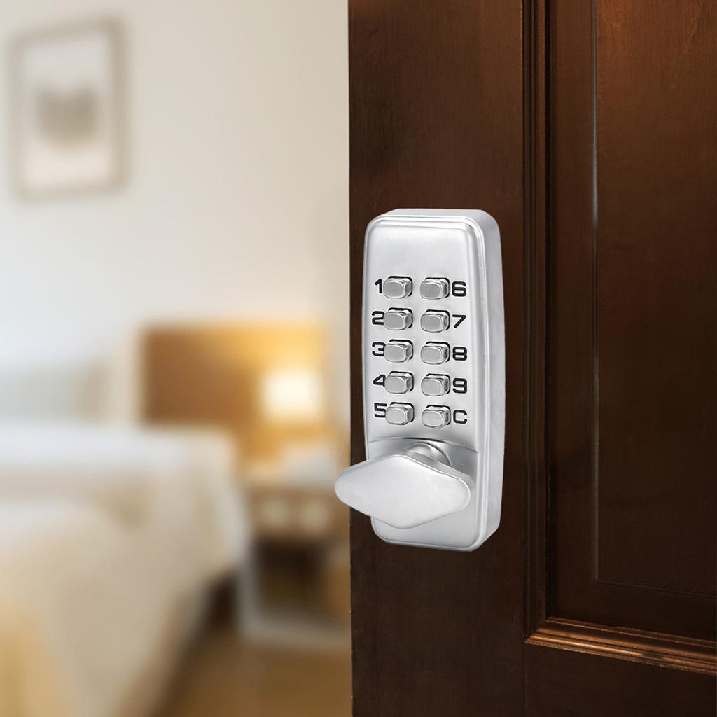 Home Safety Accessory Digital Password Door Lock Mechanical  Waterproof Electronic Locker Keyless Entry Push Button Door Lock