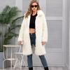 Women's Faux Fur Coat Top Plush Lapel Coat Long Fashion Autumn And Winter New Style