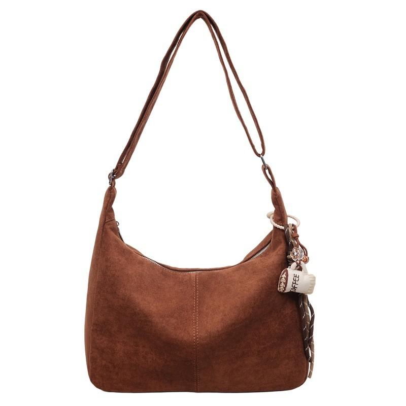 Advanced Leather Suede Ladies Office Bag With Large Capacity For Daily Use