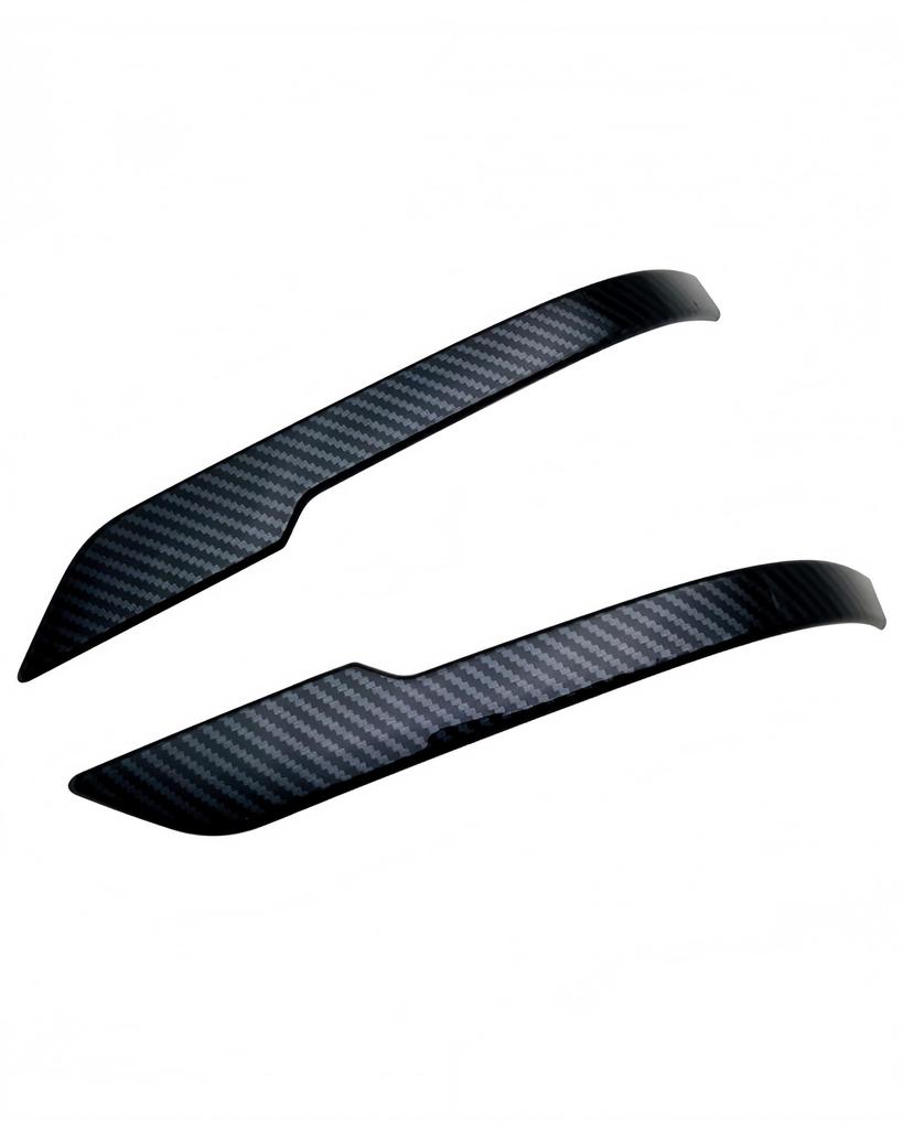 Kuroobaa Side Mirror Garnish for Toyota New Prius 5th Custom Exterior ABS Accessories 2-Piece (60 Series, Generation), Parts, Resin, Dress-Up (Carbon