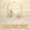 Bluetooth Over-Ear Noise Canceling Headphones Wireless Foldable with Mic for Camping Outdoor Activities