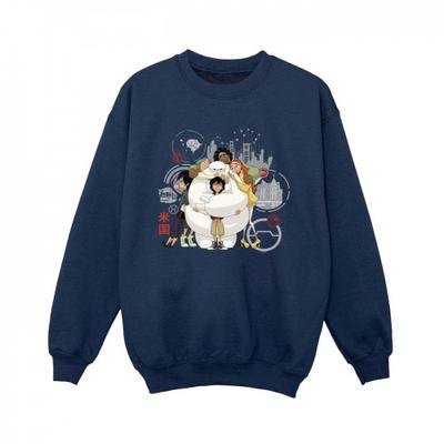 Boys Big Hero 6 Baymax Group Hug Sweatshirt