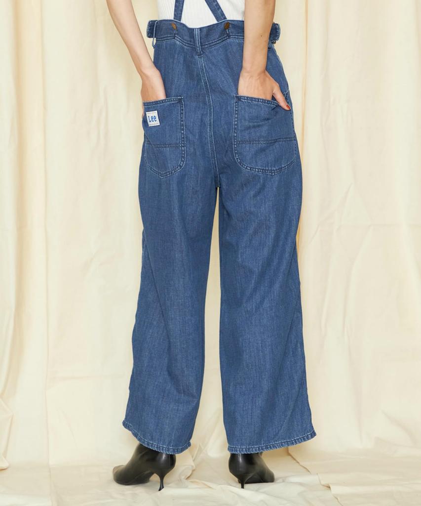 Lee Denim Pants with Size Used Women's Suspenders, M,