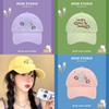 Katzen-Buchstaben-Stickerei Baseballkappe für Damen Atmungsaktive Sonnenkappe Sommer-Mode