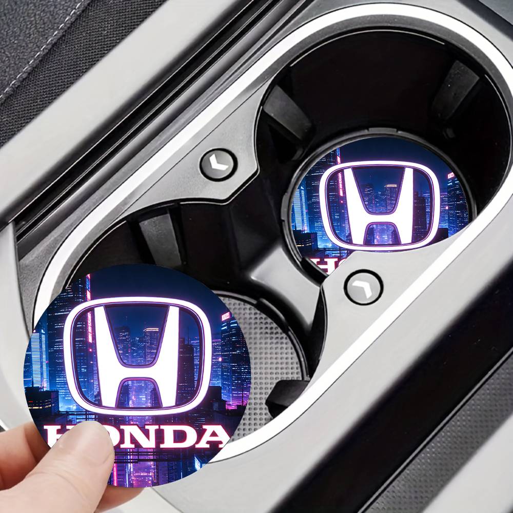 For Honda New Car Cup Holder Anti-Slip Silicone 7cm Insert Coaster Mat Universal Car Accessories Black Fit LG Most Cars