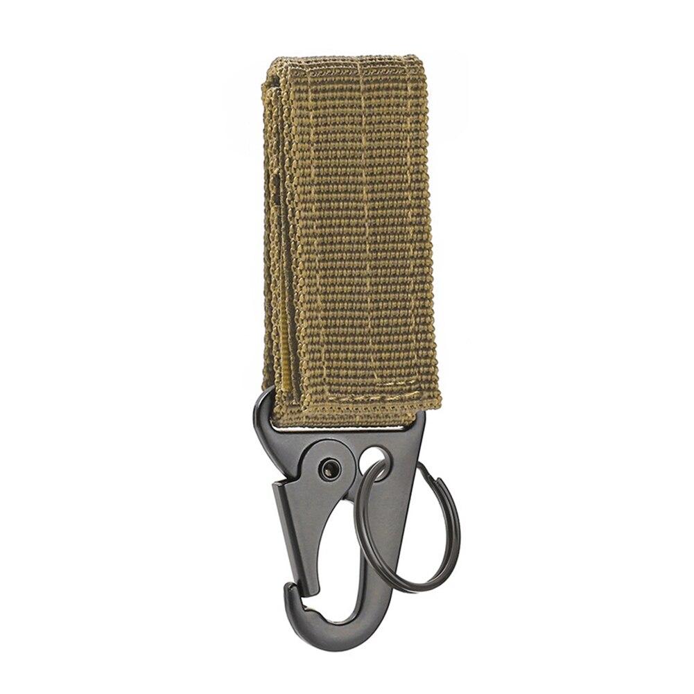Outdoor Climbing Camping Tactical Hanging Buckle Molle Nylon Webbing Belt Triangle Buckle Tool Accessory Carabiner