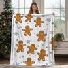 Christmas Geometric Theme Digital-printed Polyester Velvet Flannel Soft Sofa Cover Blanket Fleece Sofa Cover Blankets for Beds