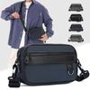 Herren Schultertasche Große Kapazität Multifunktional Einfarbig Crossbody Tasche