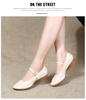 [Gengzee] Women's Dance Shoes, Modern Latin Shoes, Adult Jazz Dance Shoes, Women's Social Sneakers, Silver, 23.5cm