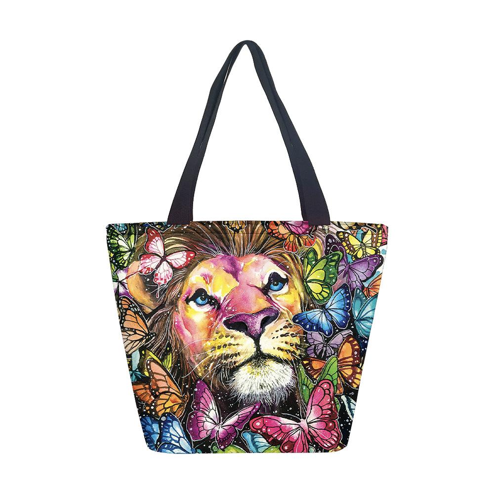 Women's Handbag No Theme Girl Shoulder Bag Printed Canvas Bag Fashion Trend Large Capacity Tote Bag