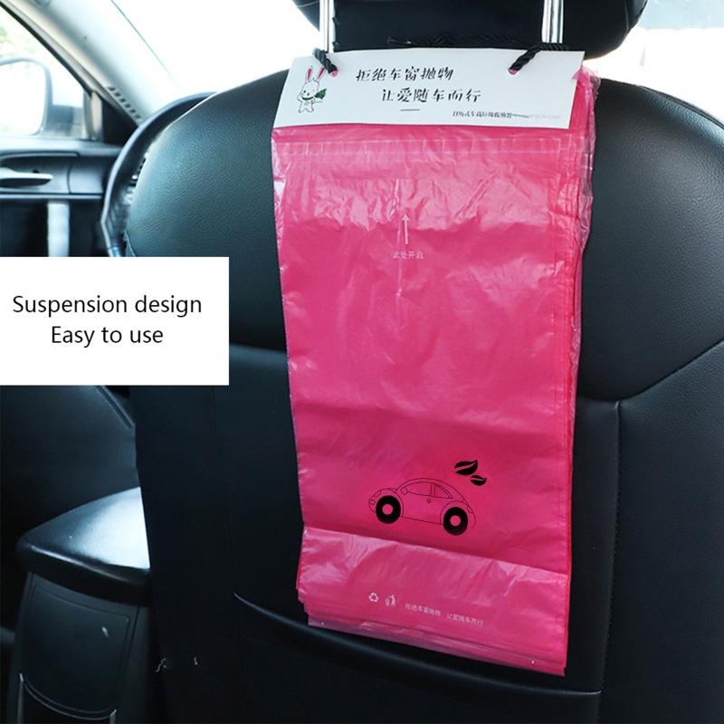 30/50 Pcs Disposable Rubbish Holder Biodegradable Office Home Car Trash Bags