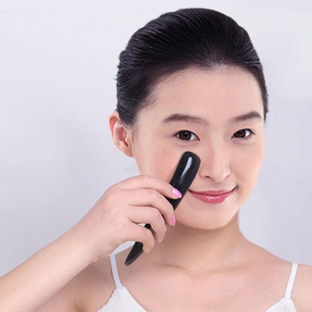SPA Massage Scraping Bar Black Buffalo Horn Meridian Massage Stick Horn Scraping Tool  Women