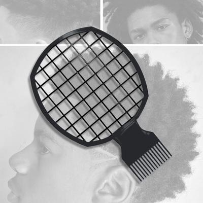 Fashion Afro Twist Up Comb Dreadlocks Tin Foil Perm Natural Fluffy Hairdressing Tool Wave Curly Hair Styling Twisted Hair Comb