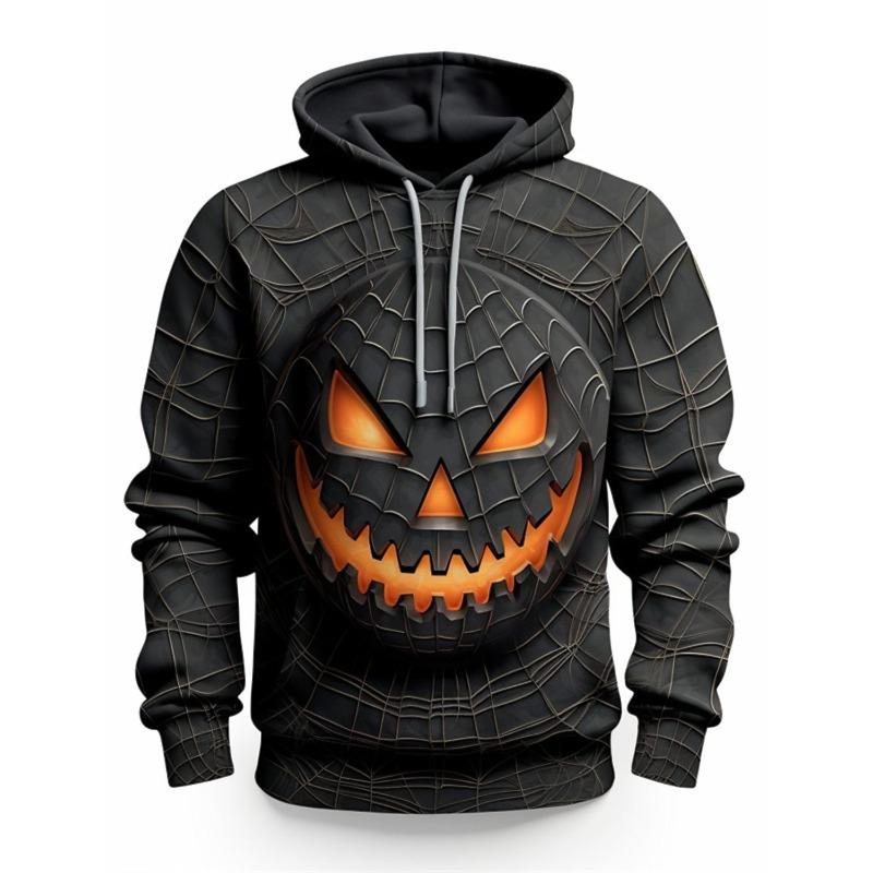 Men's Autumn and Winter 3D Printed Hooded Fashion Versatile Trend Breathable Casual Hoodies & Sweatshirts (men’s)