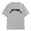 Autism Metal Rock funny Mens 100Cotton shirt Y2k hiphop style Graphic Tshirt Unisex Oneck Short Sleeve Streetwear Women shirt