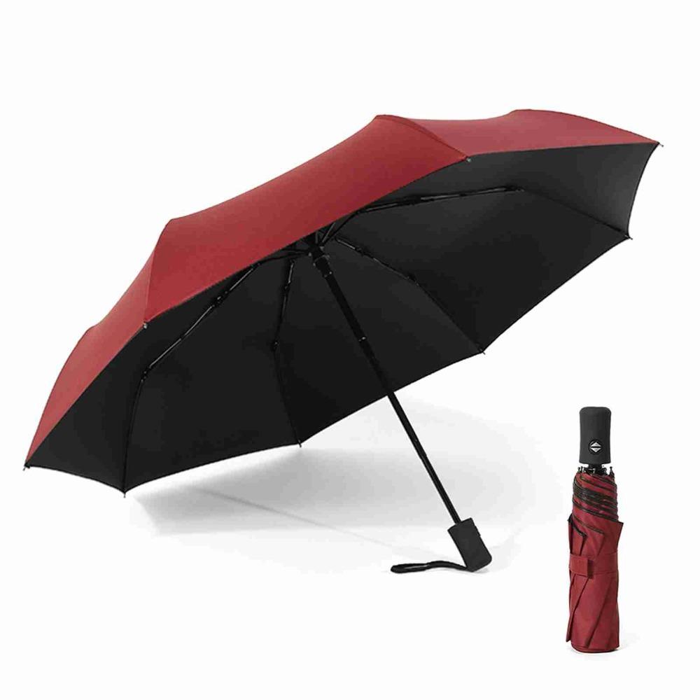 Sun-Proof Compact Umbrella Lightweight Travel Umbrella Durable Auto Open Close Umbrella Travel