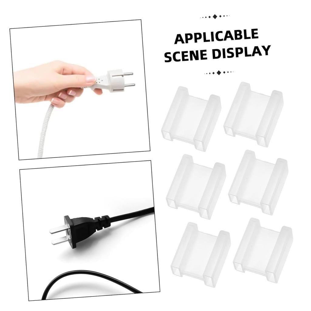 100pcs Plug Cap Protector Power Plug Safety Cover Water Resistant Design Sturdy Plastic Outlet Plug Cover for Easy Use