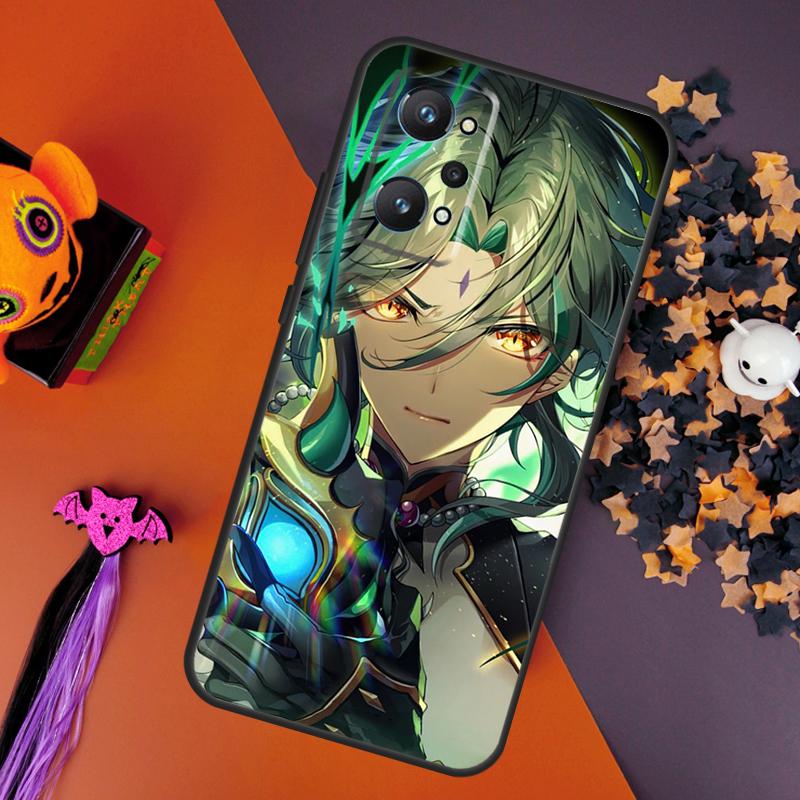 Xiao Genshin impact For Realme GT Neo 5 3 2 C55 C35 C33 C31 C30 C25 C21Y C15 C11 Realme 10 8 9 11 Pro Plus Case