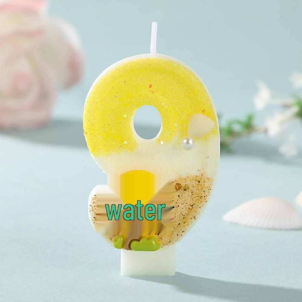 Cross-border Ocean Coconut Tree Birthday Cake Candles