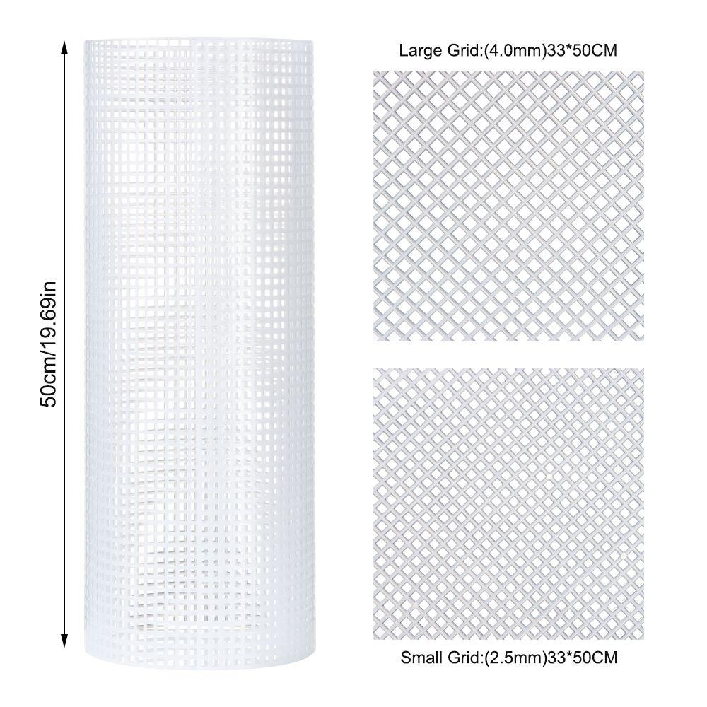 DIY Handcraft Craft Supplies Hook Bags Plastic Mesh Cloth Thread Hook Bag Rug