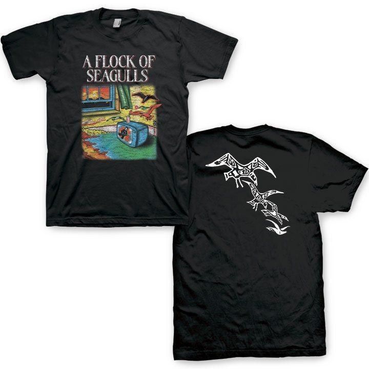 A Flock Of Seagulls I Ran Tour Double Sided T-Shirt L