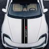 Car Engine Hood Long Striped Stickers Sport Car Bonnet Vinyl Decals Self Adhesive PVC Auto Body Decoration Stickers Accessories
