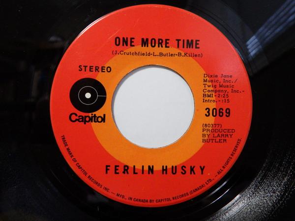 

7inch Record FERLIN HUSKY - One More Time 3069 Capitol Records Canada Folk Used