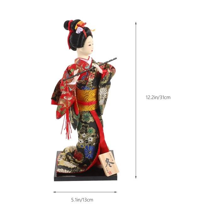 Dancing Maiko Japan 30cm Japanese Souvenir Gift Japanese Kimono Geisha Model Decoration Winter Bright Color
