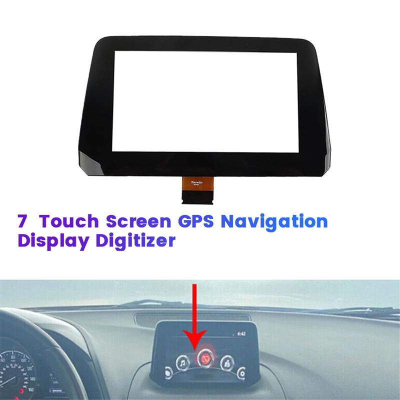 B61A611J0 7inch Touch-Screen for Mazda 3 Sport 2017-2018 GPS Navigation Display Touch Screen Digitizer B61A-61-1J0A